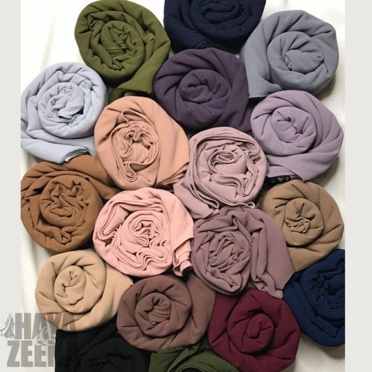Luxury Soft Georgette Hijab – Lightweight Breathable Modest Scarf for Women