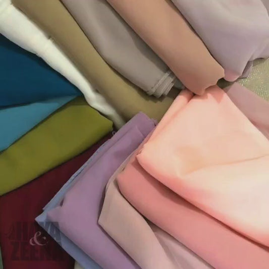 Georgette / Chiffon Summer Scarves
