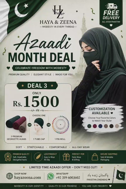 ✨ Haya & Zeena Azadi Month Deal – Only Rs. 1500! ✨